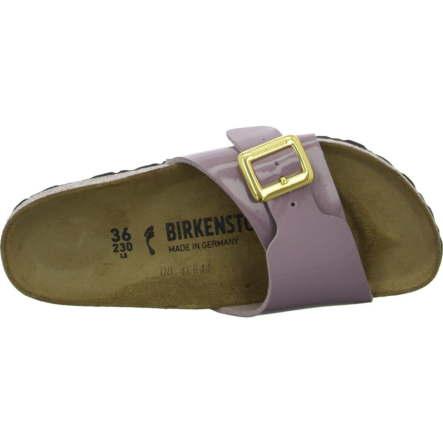Element 8 von 8 (Bild) – BIRKENSTOCK Pantoletten 1029389 Catalina Cushion Buckle patent faded purple schmal
