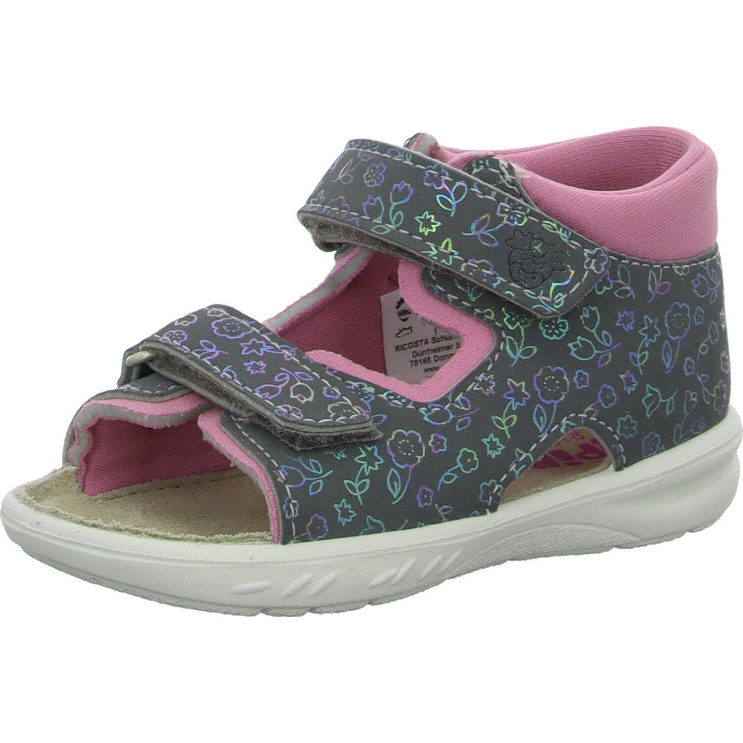 Element 2 von 8 (Bild) – Ricosta Kinder Sandalen 50 3500802/450 Titu graphit/mallow WMS mittel