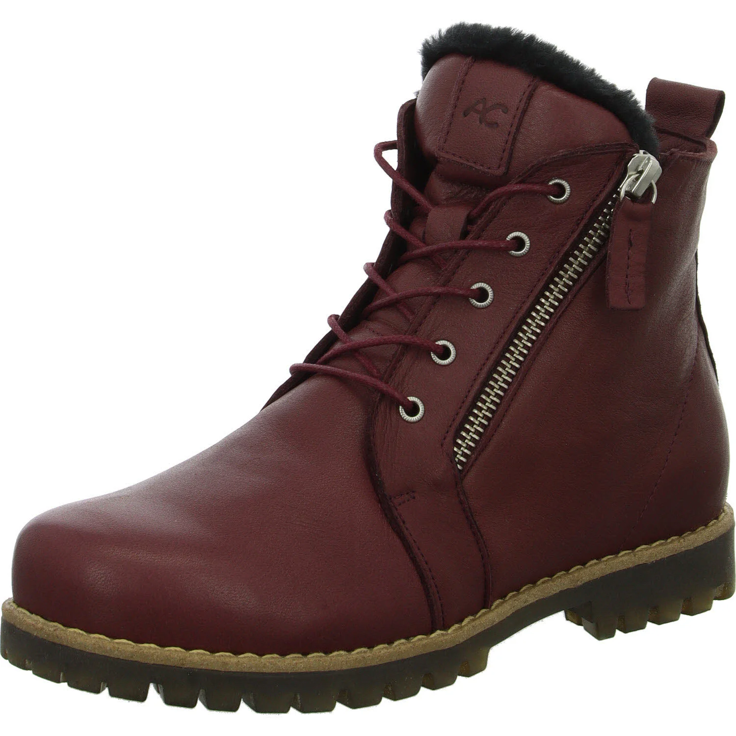Andrea Conti Damen Schnürstiefel warm 0346060/582 0346060 burgund normal