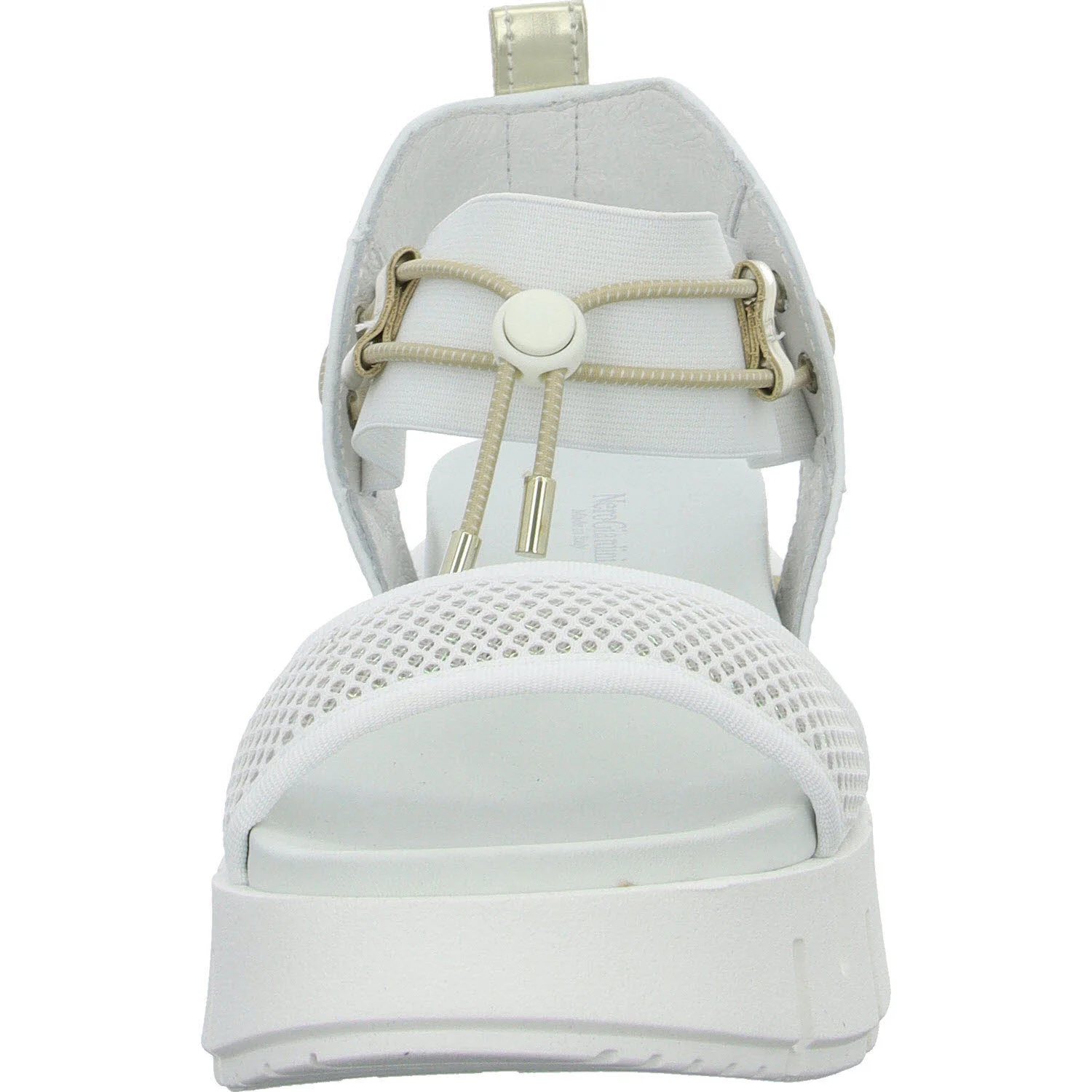NeroGiardini Damen Sandalen E410700D 707 E410700 bianco normal