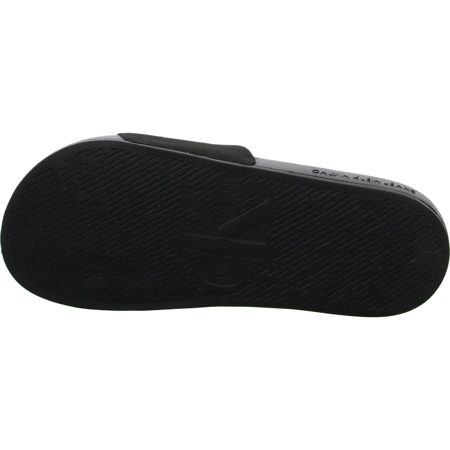 Calvin Klein Damen Pantoletten YW0YW017130GJ SLIDE MONOGRAM HARDWARE triple black normal