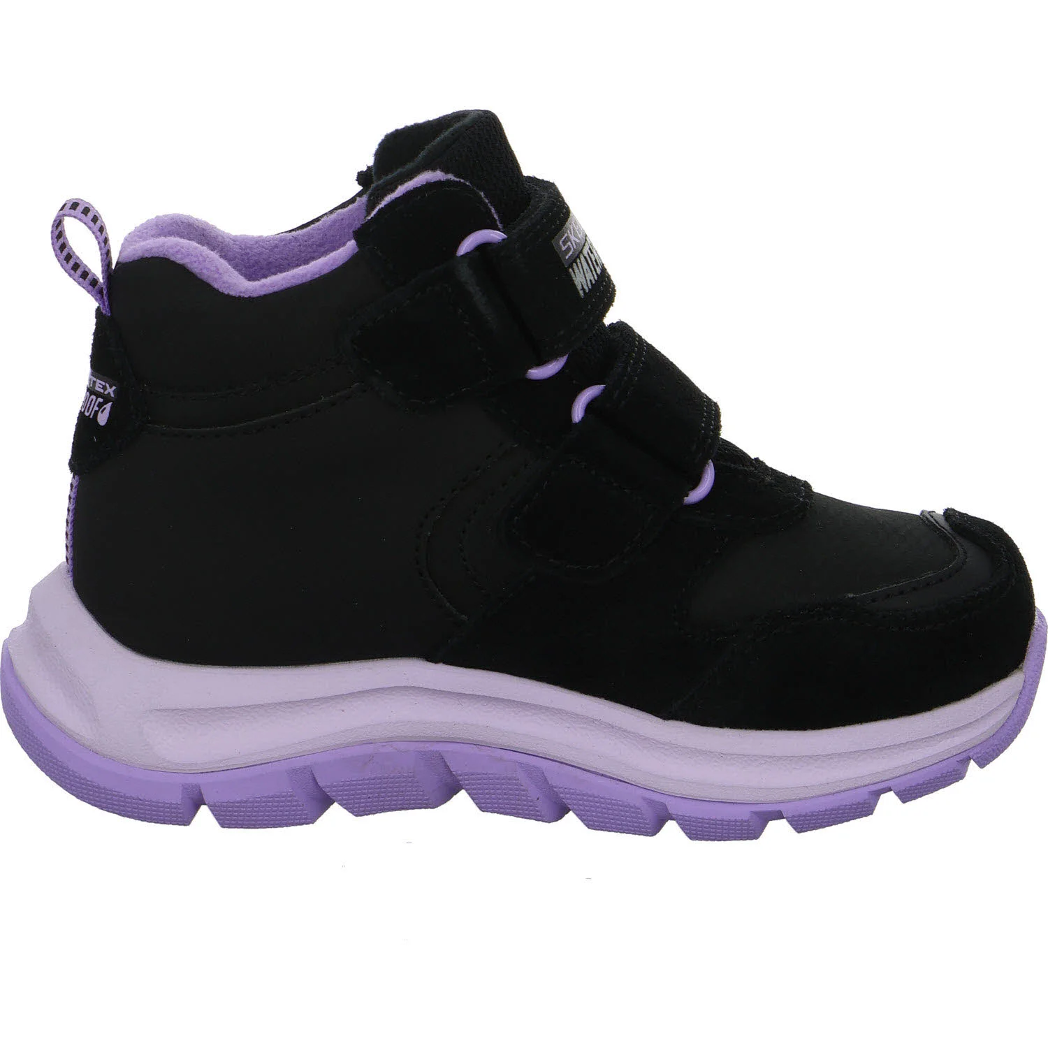 Element 7 von 8 (Bild) – Skechers Kinder Schaftstiefel 303490L BKLV Dynamic Trail - Snuggle Walks black/lavender normal
