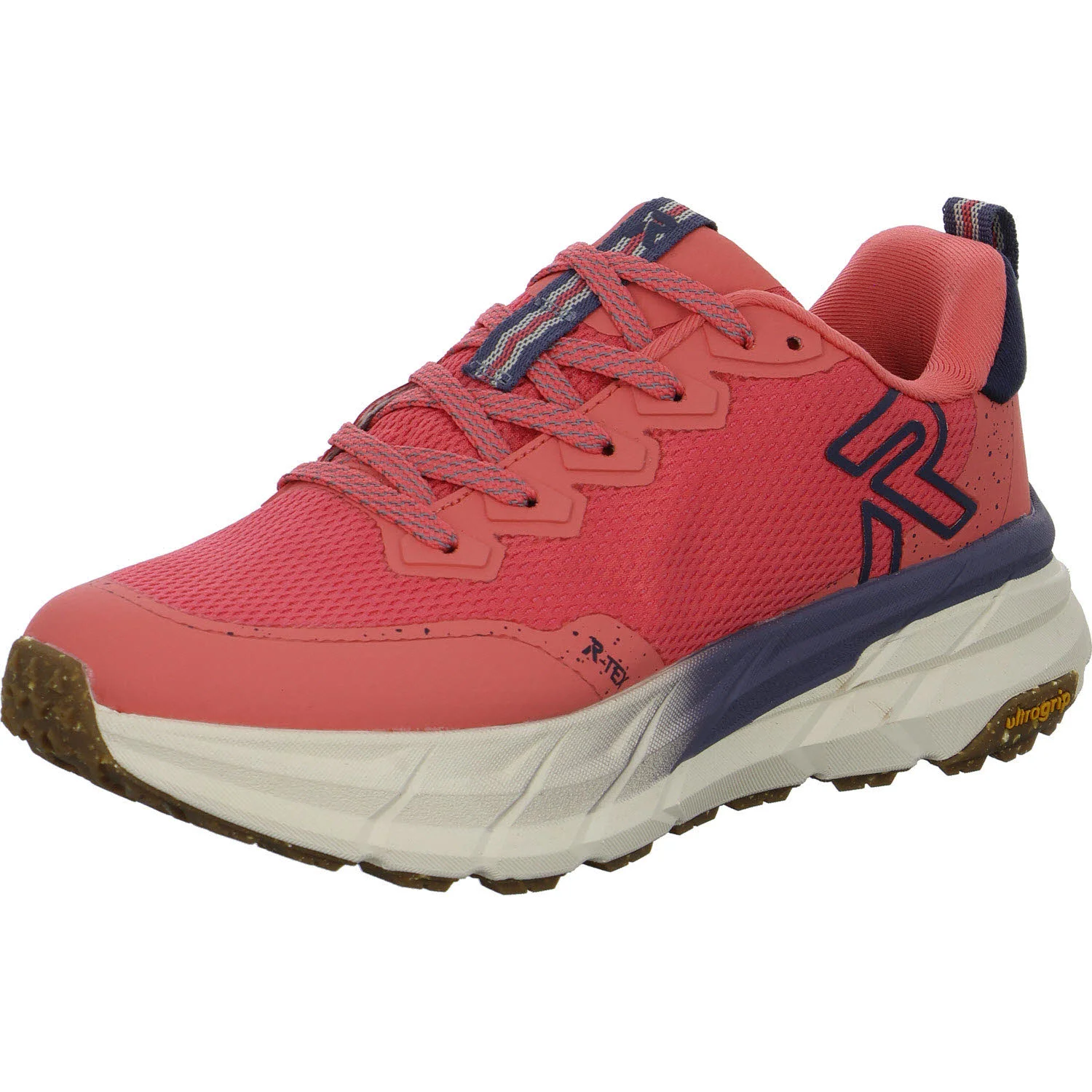 Rieker Damen Schnürschuhe W4501-33 W4501 coral/coral/seablue G 1/2 (weit)