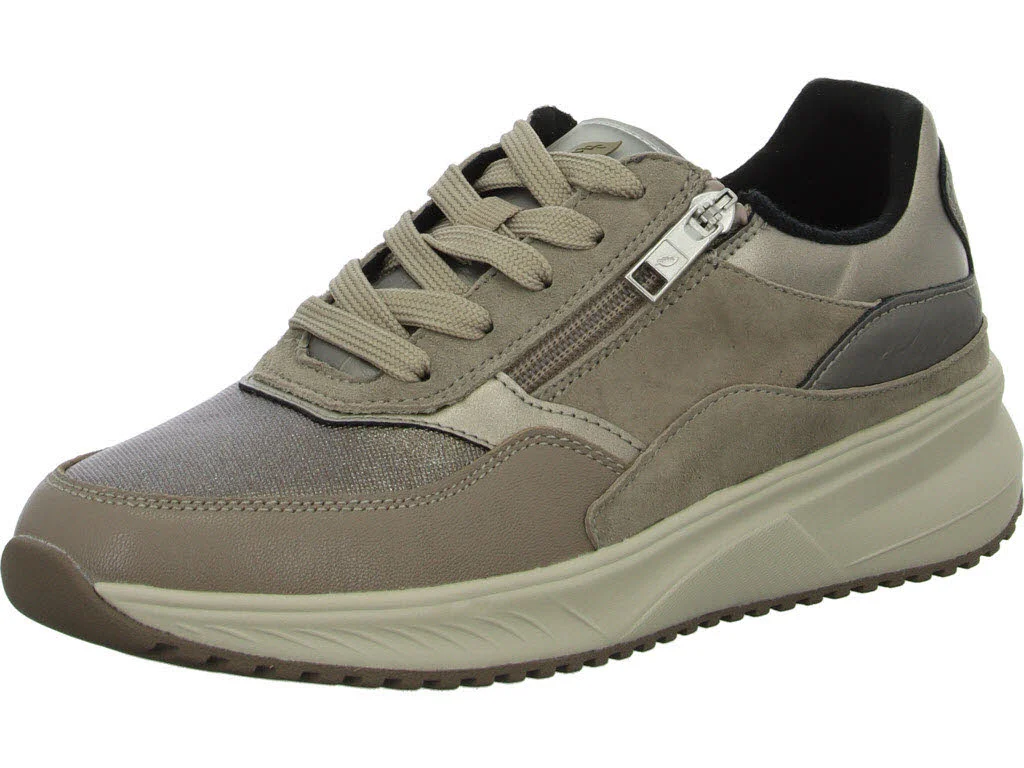 Waldläufer Damen Schnürschuhe 765001-105/308 H-Mara taupe H (weit)