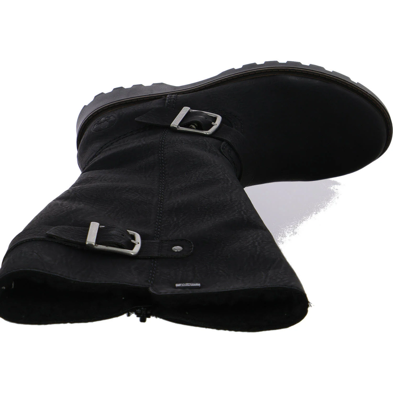 Element 8 von 8 (Bild) – Rieker Damen Langschaftstiefel warm 73292-00 73292 schwarz F 1/2 (normal)