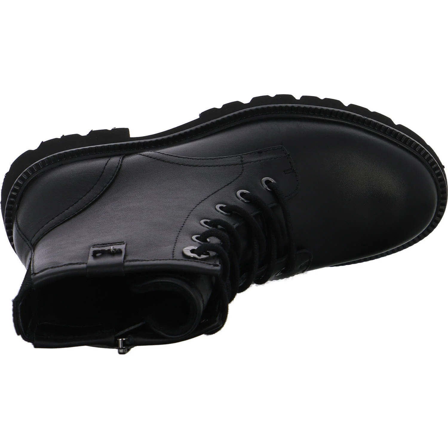 Tamaris Comfort Damen Schnürstiefel 8-85109-47-022 8-85109-47 black nappa weit