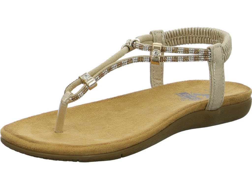 2go Fashion Damen Sandalen 8018845-699 8018845 gold normal