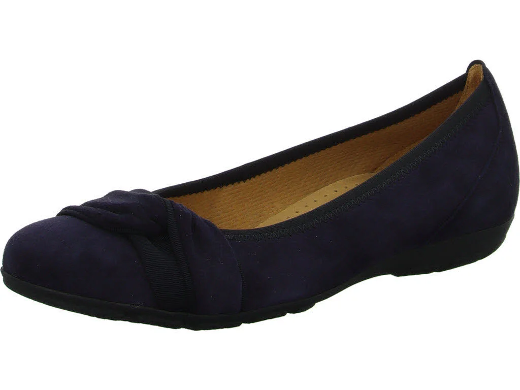 Gabor Damen Ballerina 04.165.16 04.165 dark-blue F (schmal/normal)