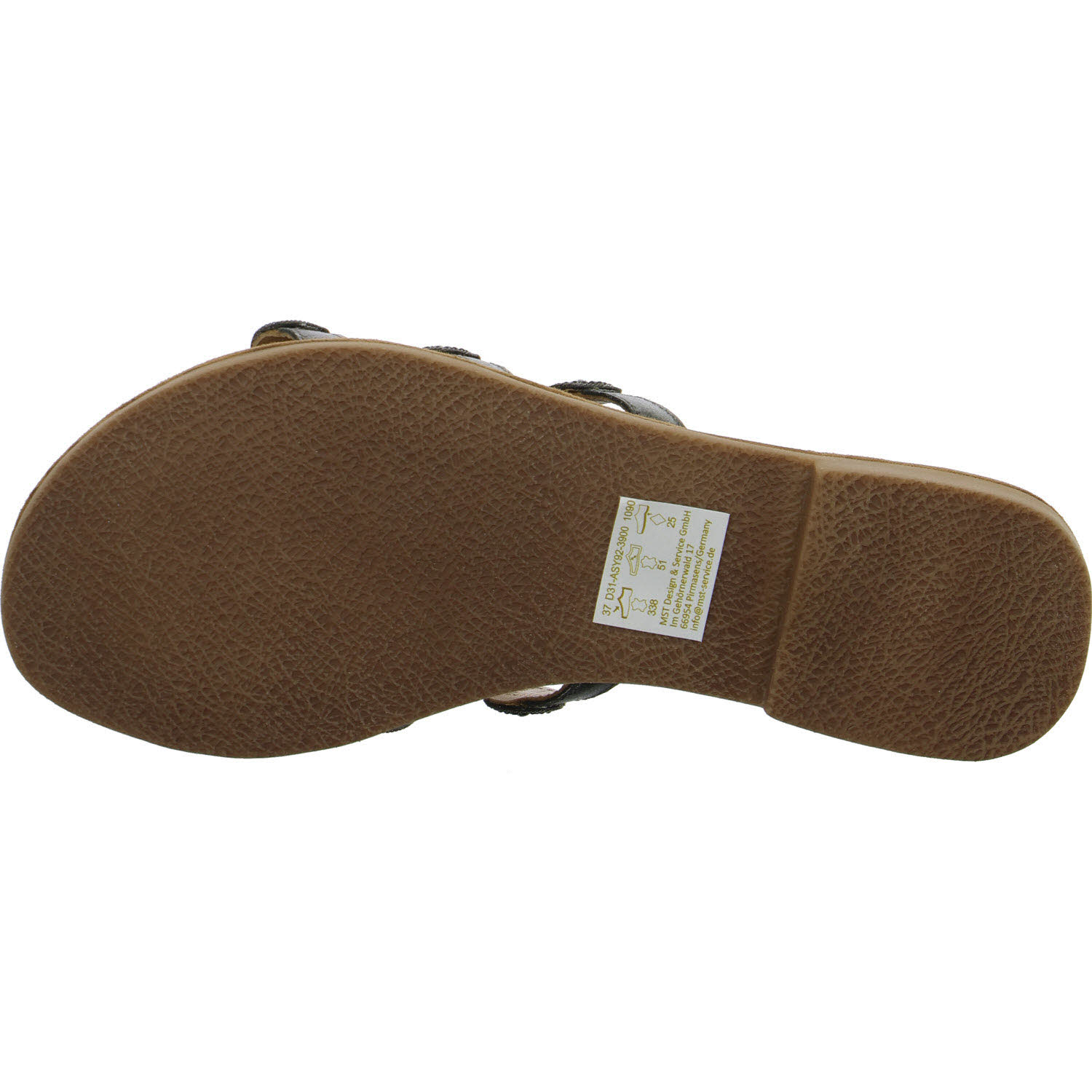 TT.Bagatt Damen Pantoletten D31ASY923900-1090 D31ASY923900 black/metalics normal