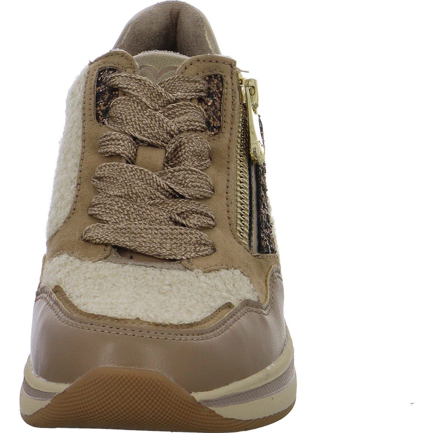 Marco Tozzi Damen Schnürschuhe 2-23792-47/464 2-23792-47 dark cappuccino comb normal