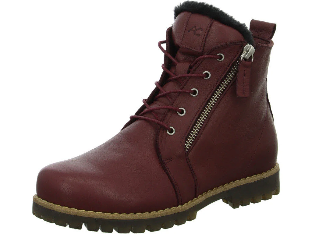 Andrea Conti Damen Schnürstiefel warm 0346060/582 0346060 burgund normal