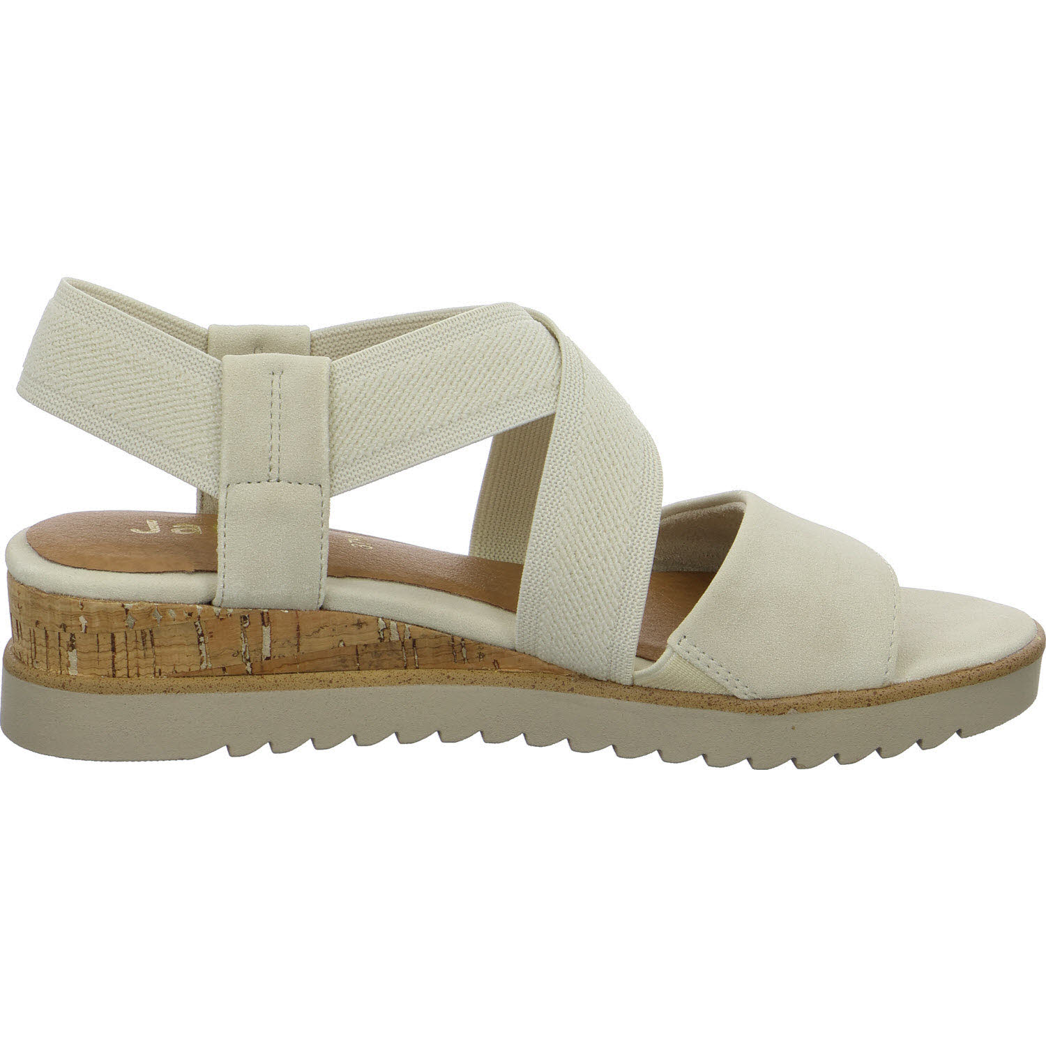 Jana Damen Sandalen 8-28764-46/400 8-28764-46 beige H (weit)