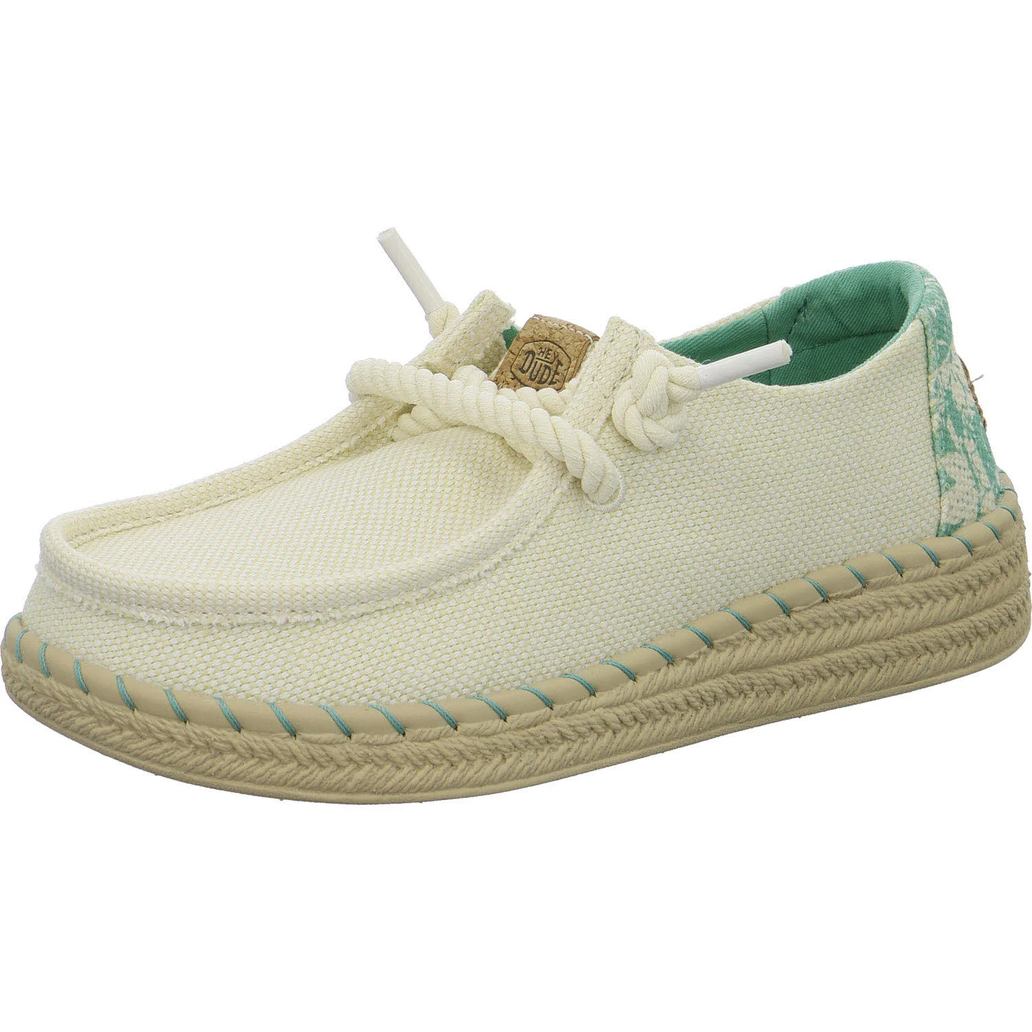 heydude Damen Slipper HD45237-0NI Wendy Espadrille Hibiscus egret/multi weit