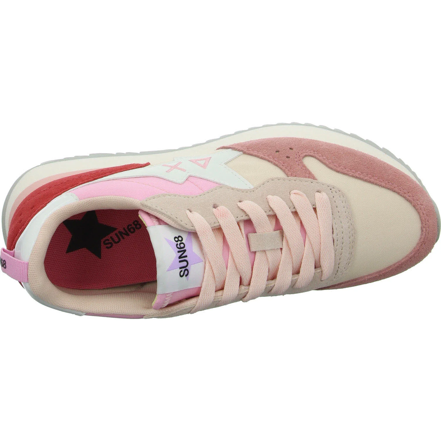 SUN68 Damen Schnürschuhe Z35211 39 STARGIRL MULTICOLOR porcelain normal