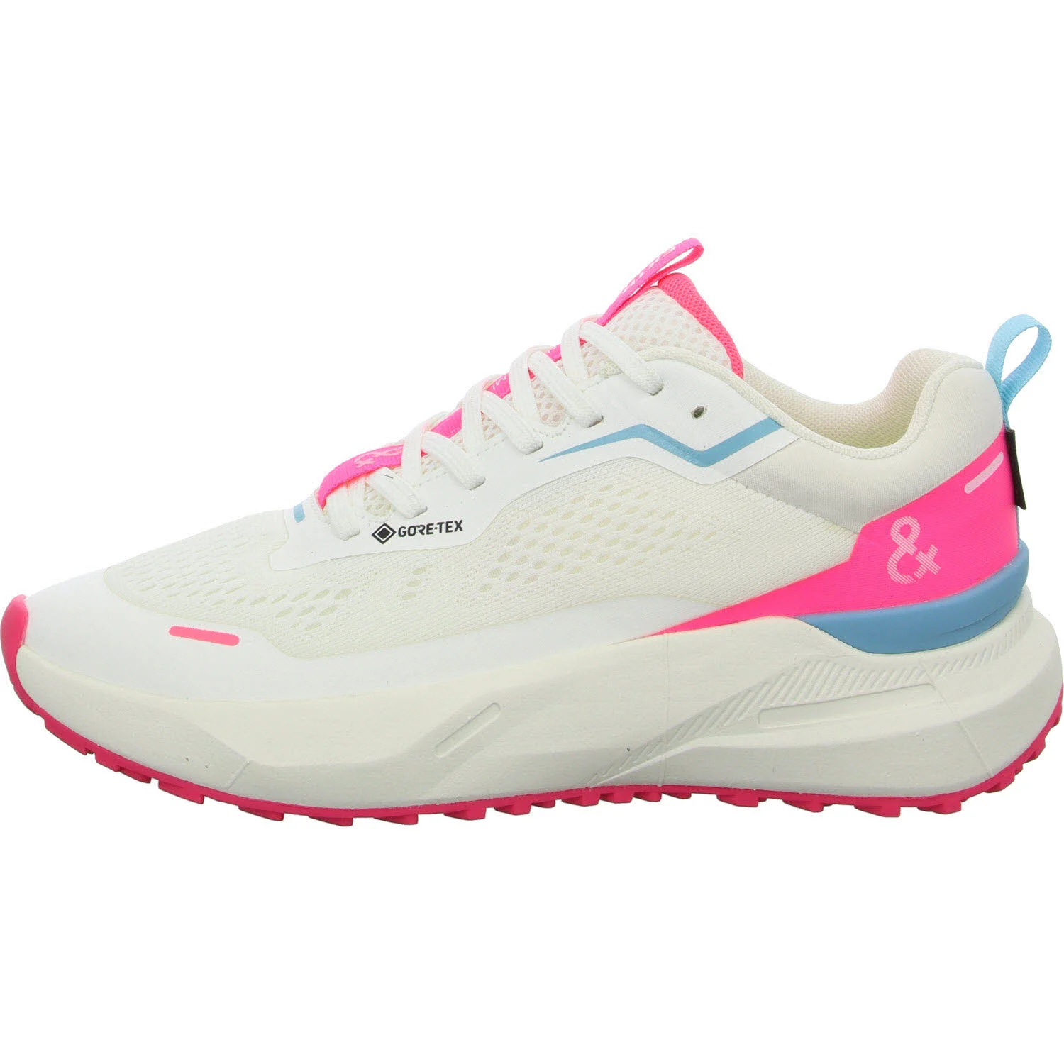 EXTR4 Damen Schnürschuhe 7705011 D-KAIZEN GTX bianco-fuxia normal