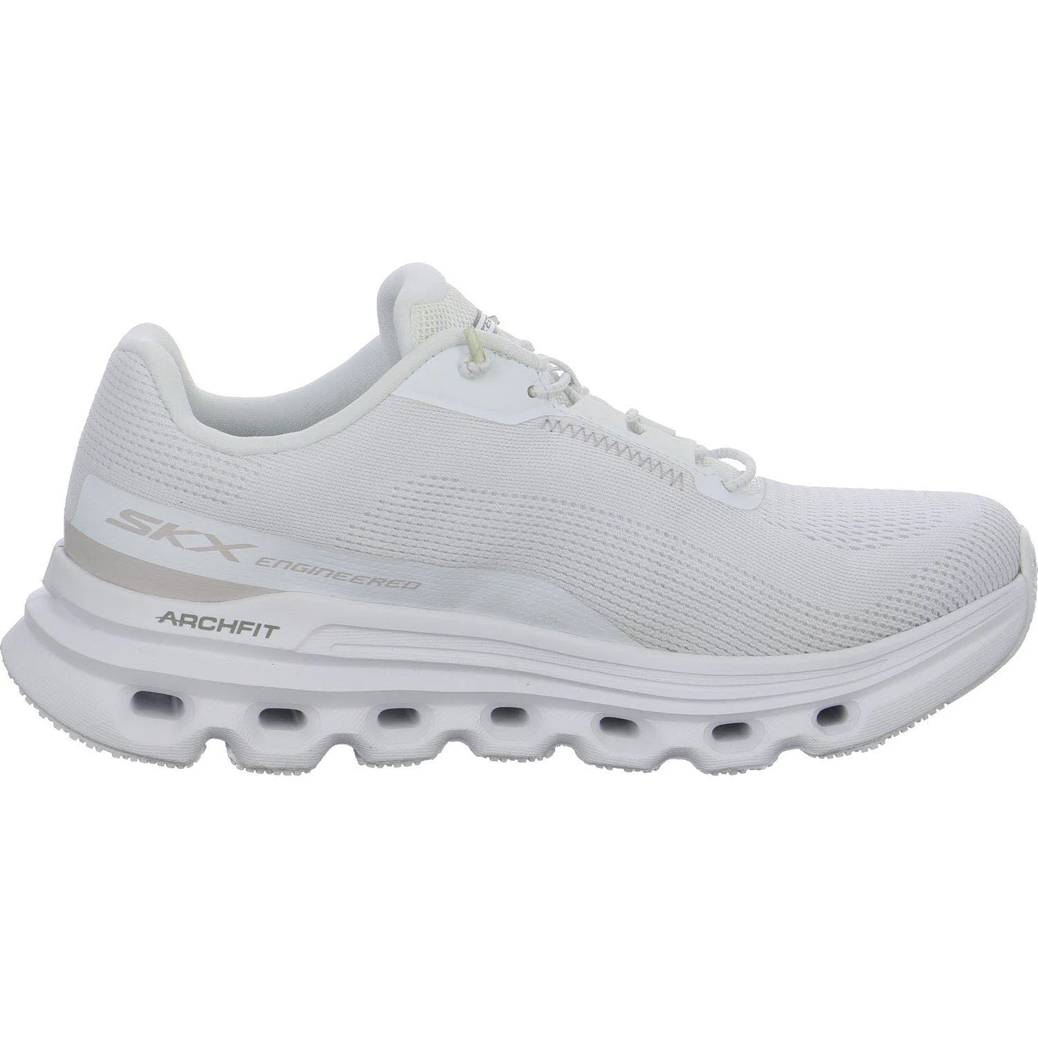 Skechers Damen Slipper 129802 WHT Go Run Glide-Step Arch Fi - Casion white normal
