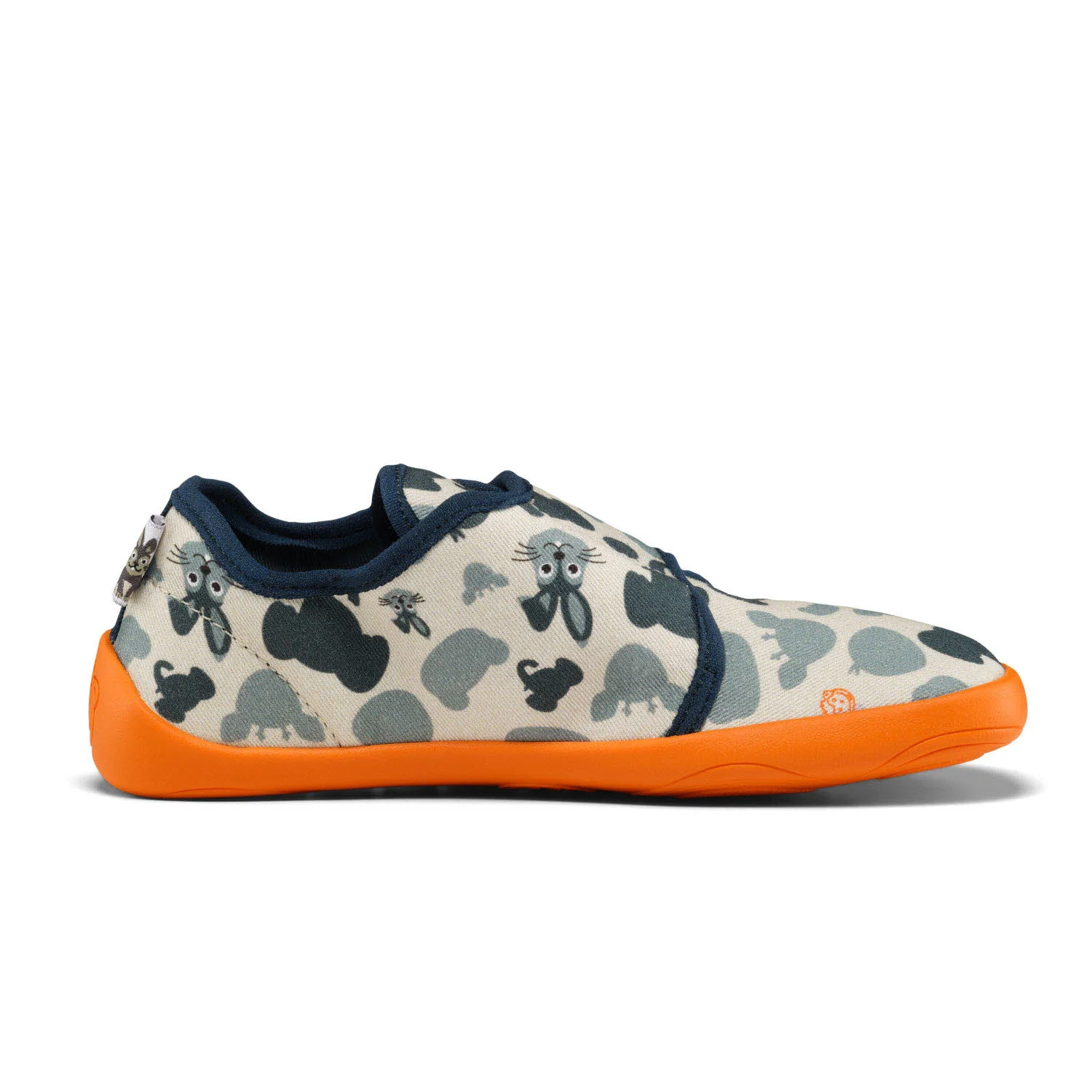 Affenzahn Kinder Hausschuhe 01398-20153 Hausschuh Baumwolle Movy Hase mint normal