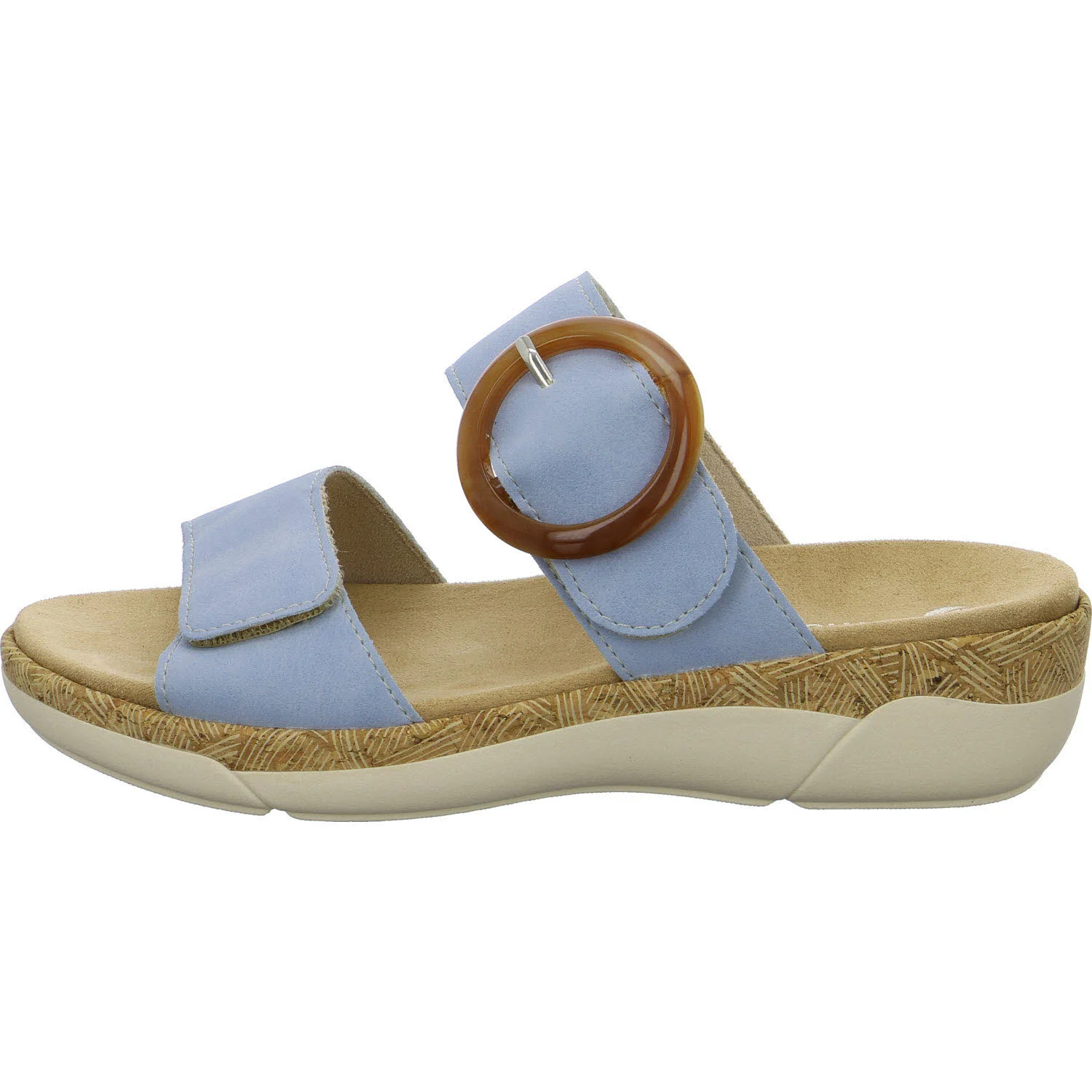 Remonte Damen Pantoletten R6858-10 R6858 aqua F 1/2 (normal)