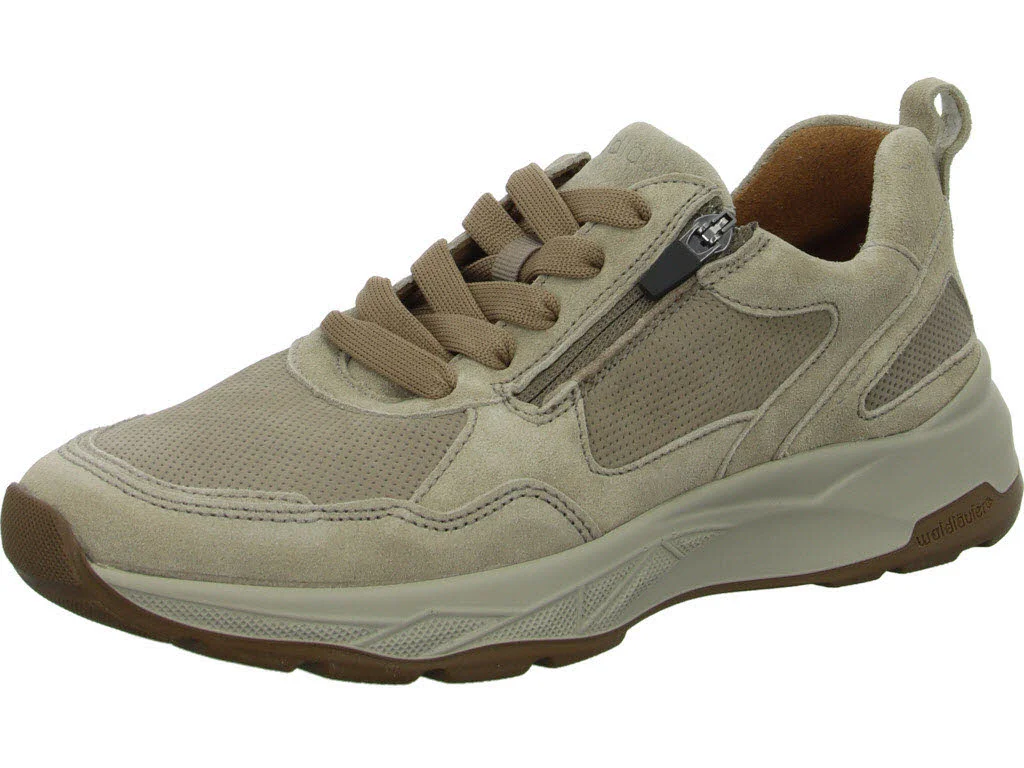 Waldläufer Herren Schnürschuhe 713003-402/093 H-Tom storm beige sahara H (weit)