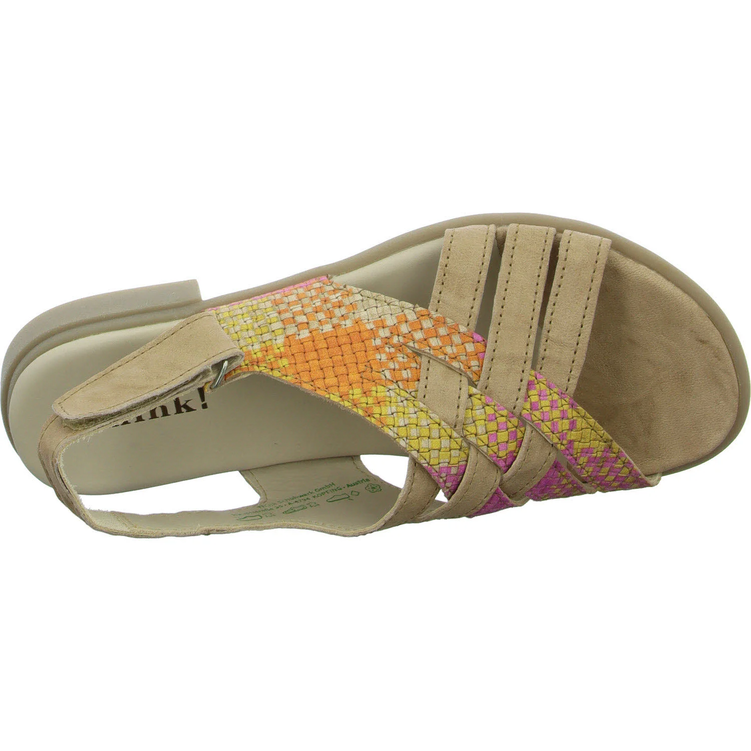 Element 8 von 8 (Bild) – Think Damen Sandalen 3-001130-9010 KAMAA fuxia/kombi F 1/2 (normal)