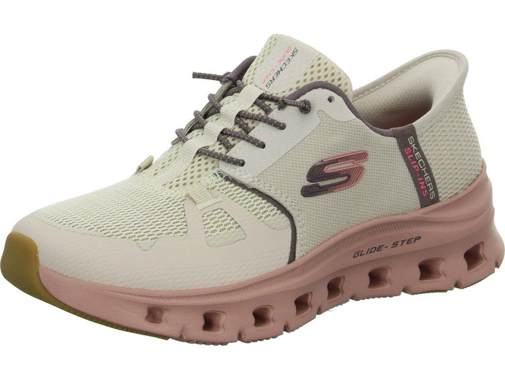Skechers Damen Slipper 150420 TPMT Glide-Step Pro taupe/multi normal
