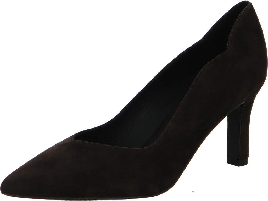Peter Kaiser Damen Pumps 9-72442-44-342 9-72442-44 dk brown suede F 1/2 (normal)