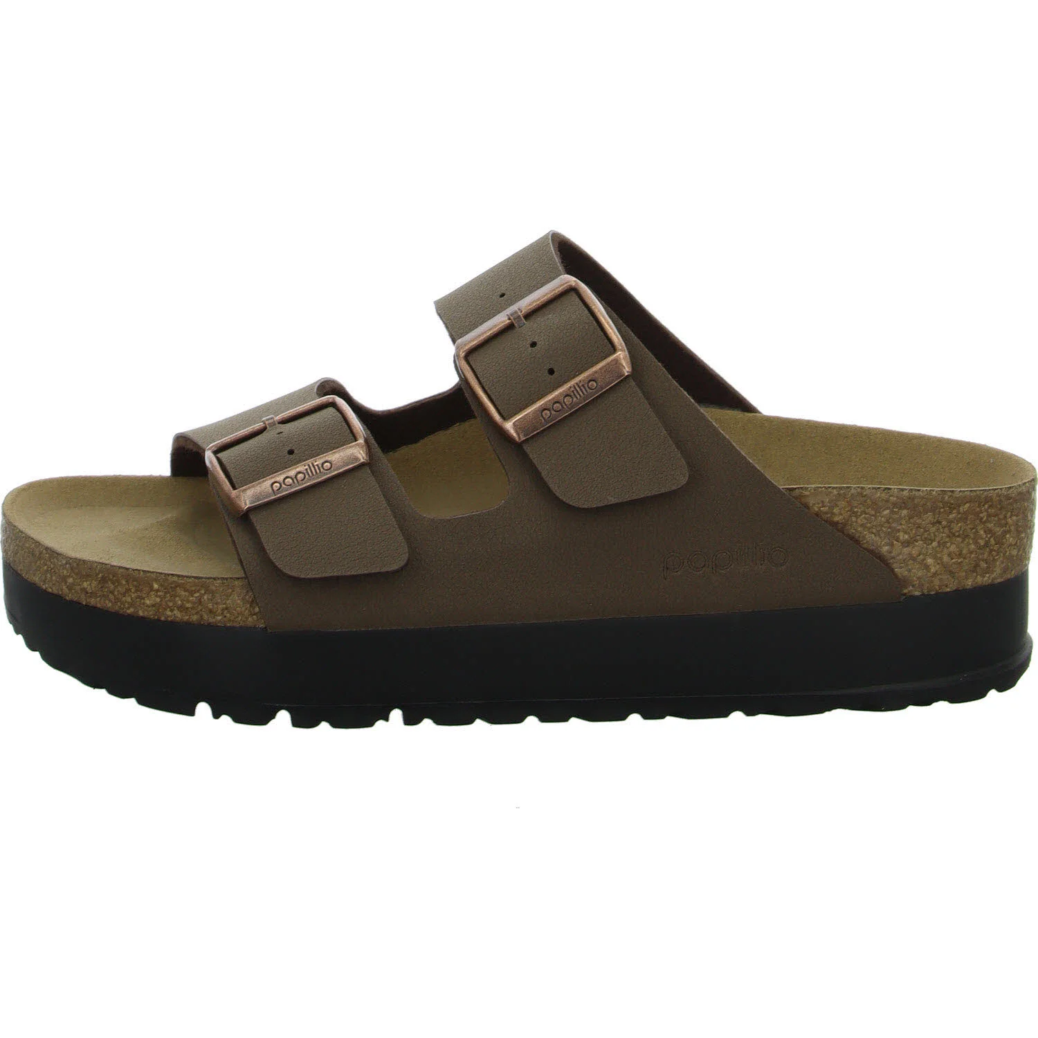 Element 6 von 8 (Bild) – Papillio von BIRKENSTOCK Pantoletten 1027417 Arizona PAP Flex Platform mocca schmal