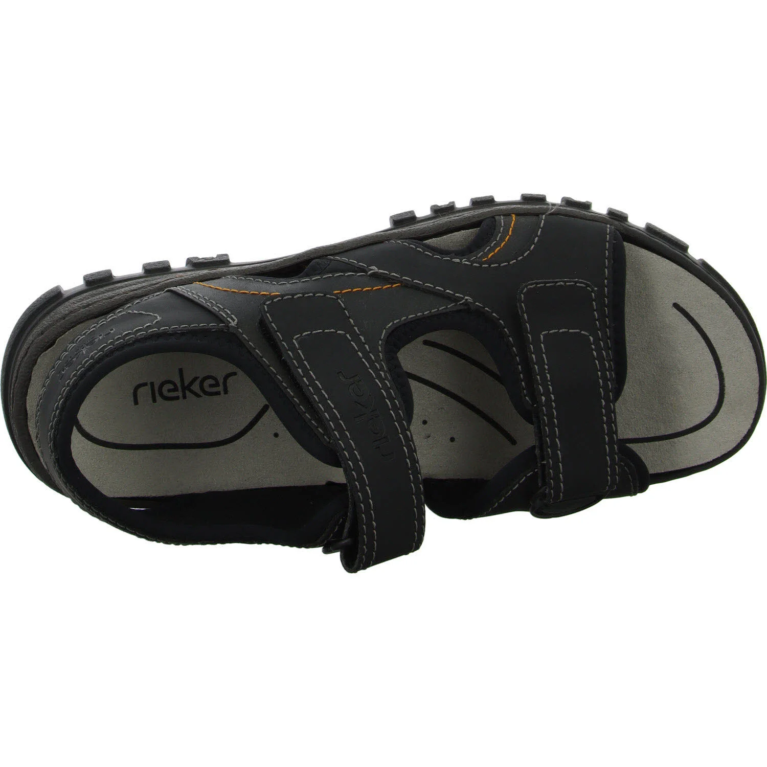 Rieker Herren Sandalen 25053-00 25053 schwarz/schwarz/schw G (weit)