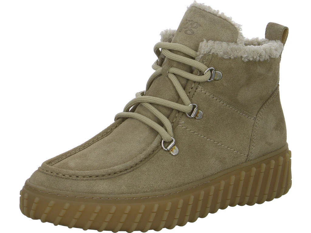 Paul Green Damen Schnürstiefel warm 5502-000 5502 grain normal