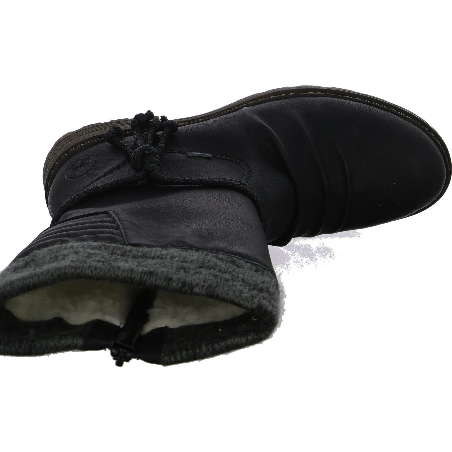 Rieker Damen Stiefelette warm Z4755-00 Z4755 schwarz/anthrazit F (normal)