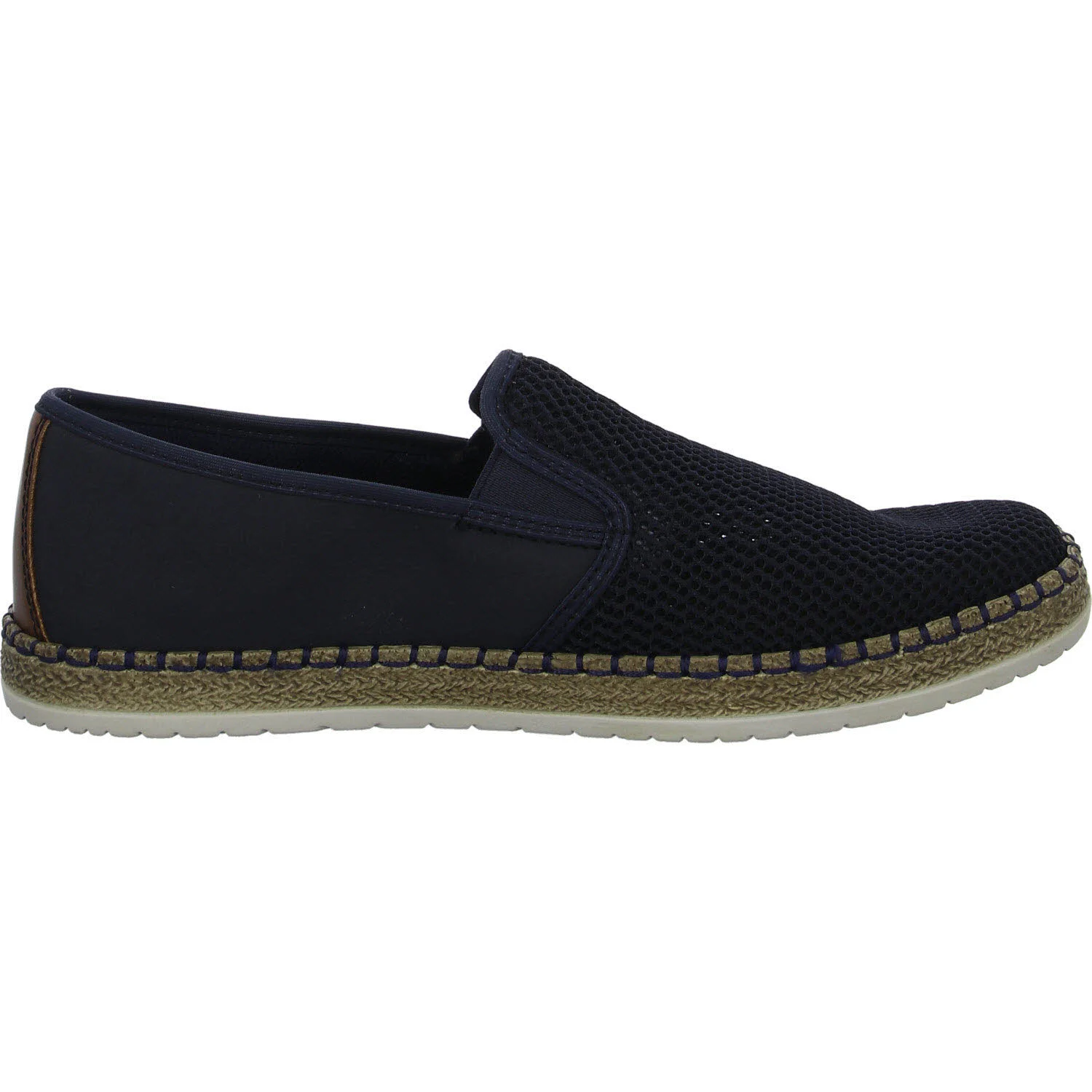 Element 7 von 8 (Bild) – Rieker Herren Slipper B5265-14 B5265 navy/pazifik/amaretto G 1/2 (weit)