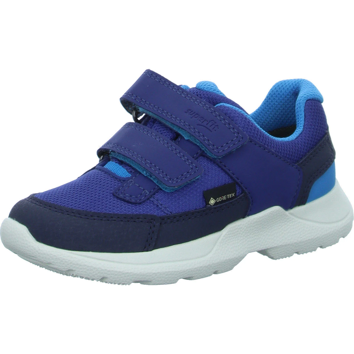Element 2 von 8 (Bild) – Superfit Kinderschuh zum Schlupfen 1-006205-8020 RUSH blau/türkis WMS mittel