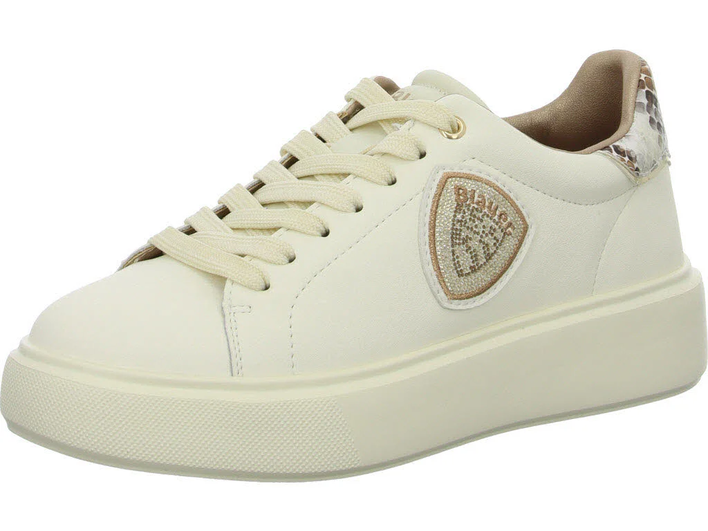 Blauer Damen Schnürschuhe F5VENUS01/PYT VENUS01 cream/pyton normal