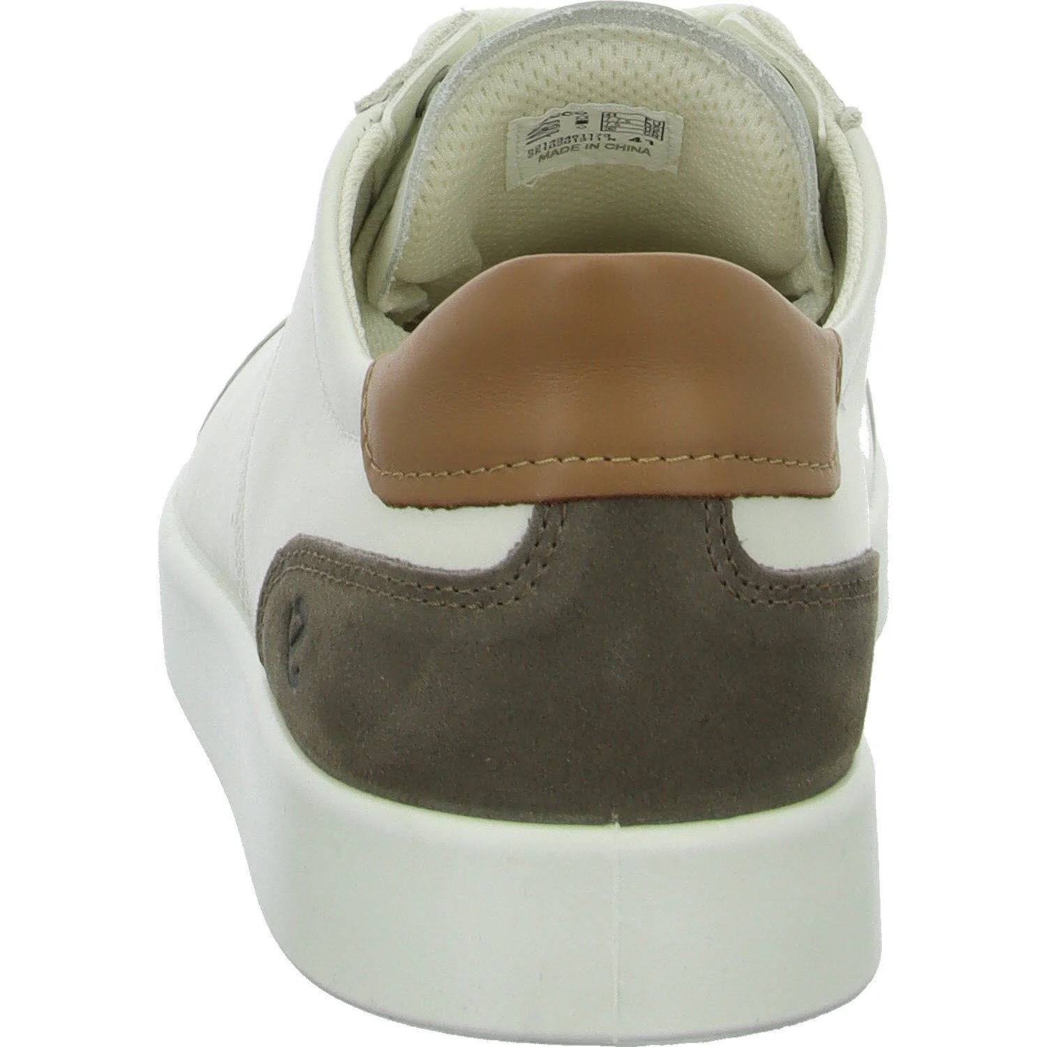 Ecco Herren Schnürschuhe 521434/61173 Street Lite M white/gravel/cashmere normal