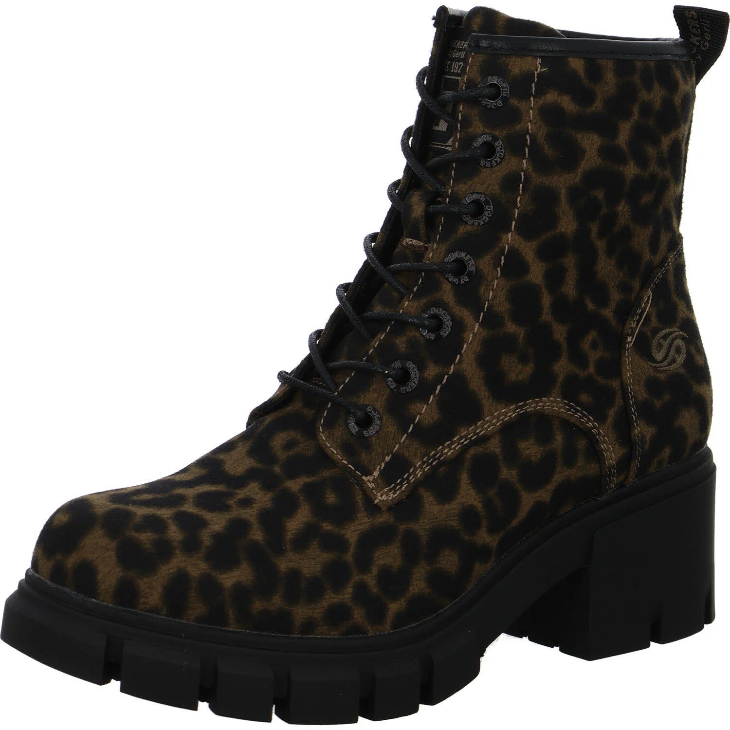 Element 2 von 8 (Bild) – Dockers by Gerli Damen Schnürstiefel 47AA301770130 47AA301770 schwarz/braun normal