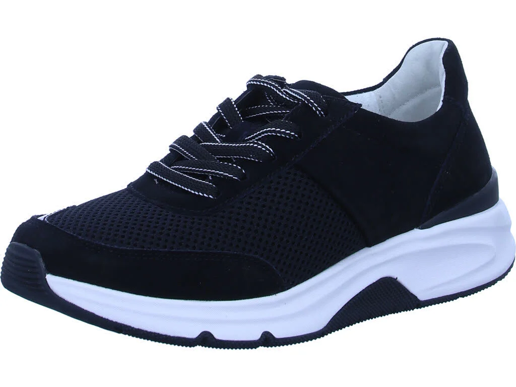 Gabor Rollingsoft Damen Schnürschuhe 66.897.37 66.897 schwarz G (normal)