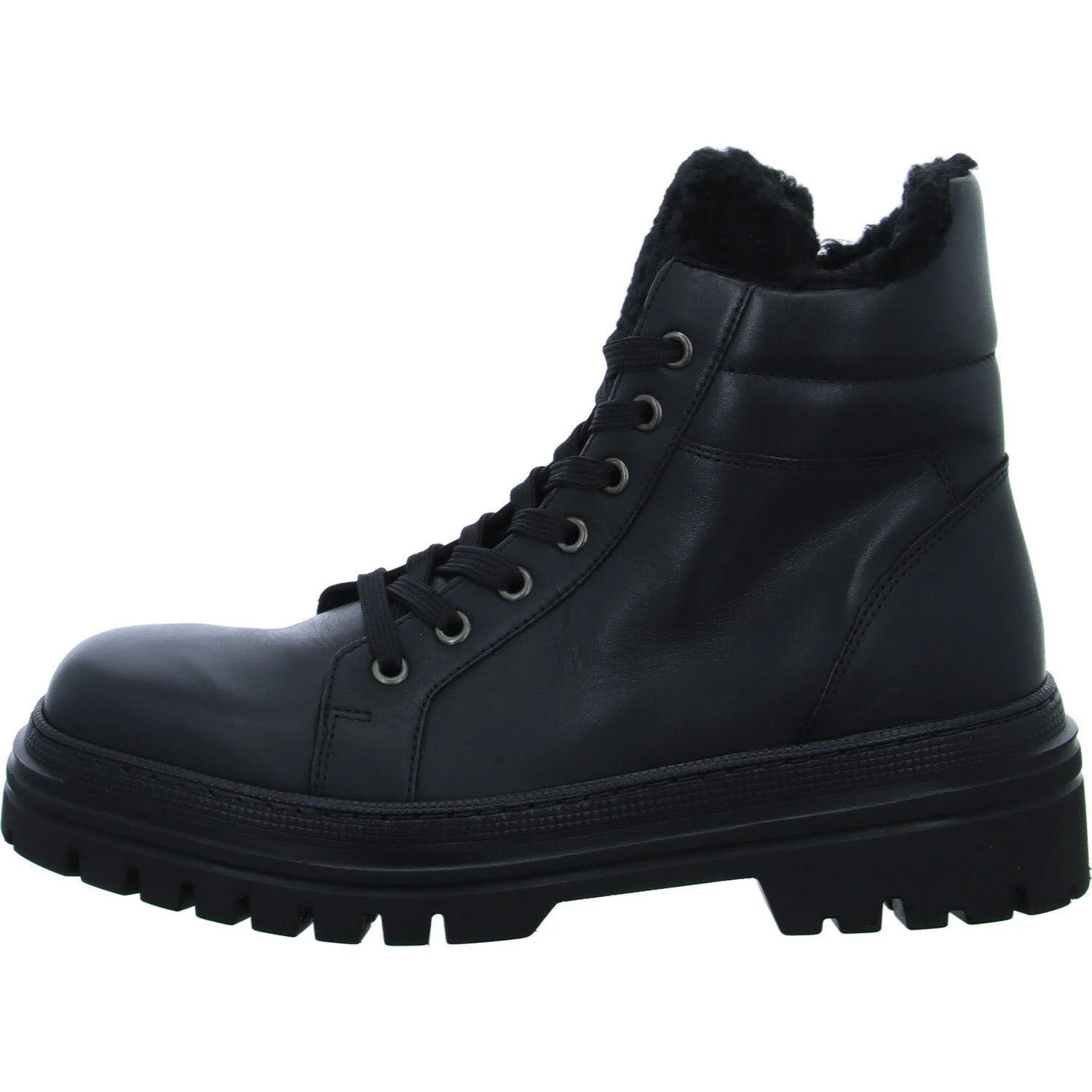 Element 6 von 8 (Bild) – Gabor Damen Schnürstiefel warm 31.725.27 31.725 schwarz F (schmal/normal)