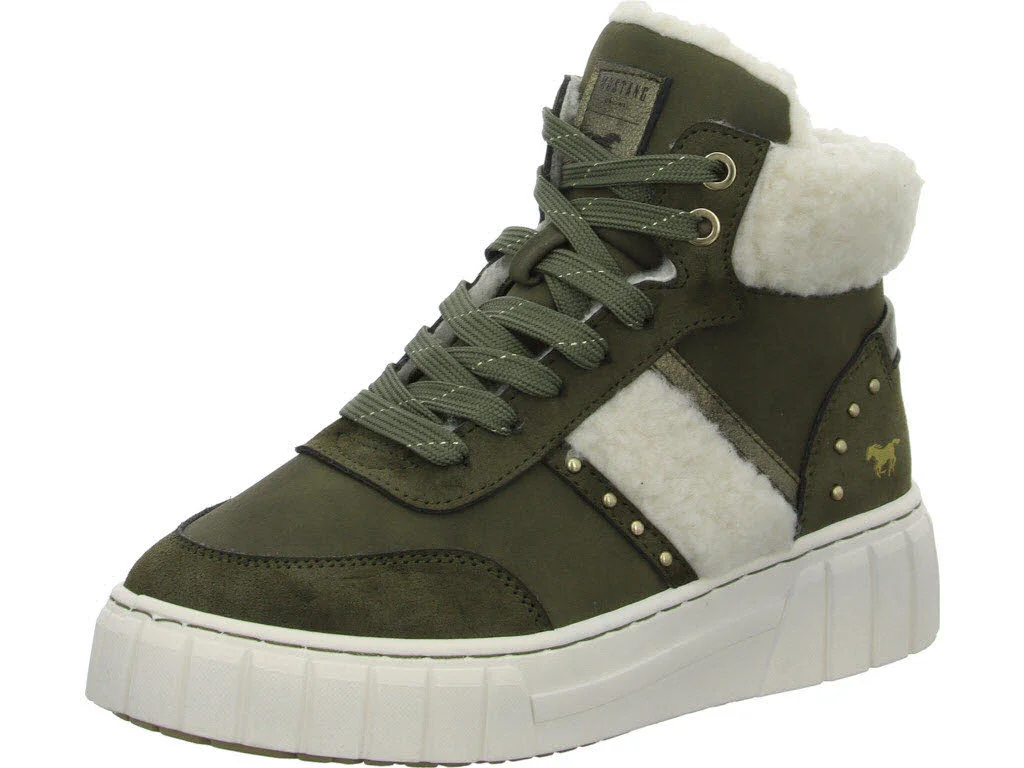 Mustang Damen Schnürstiefel warm 1446607-770 1446607 military normal