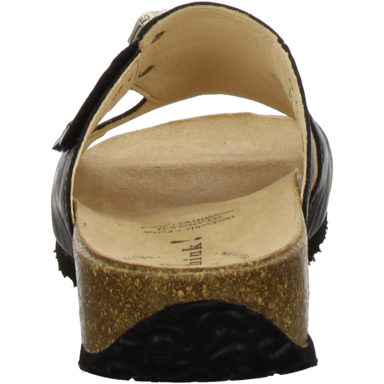 Think Damen Pantoletten 3-000124-0010 Mizzi schwarz F 1/2 (normal)