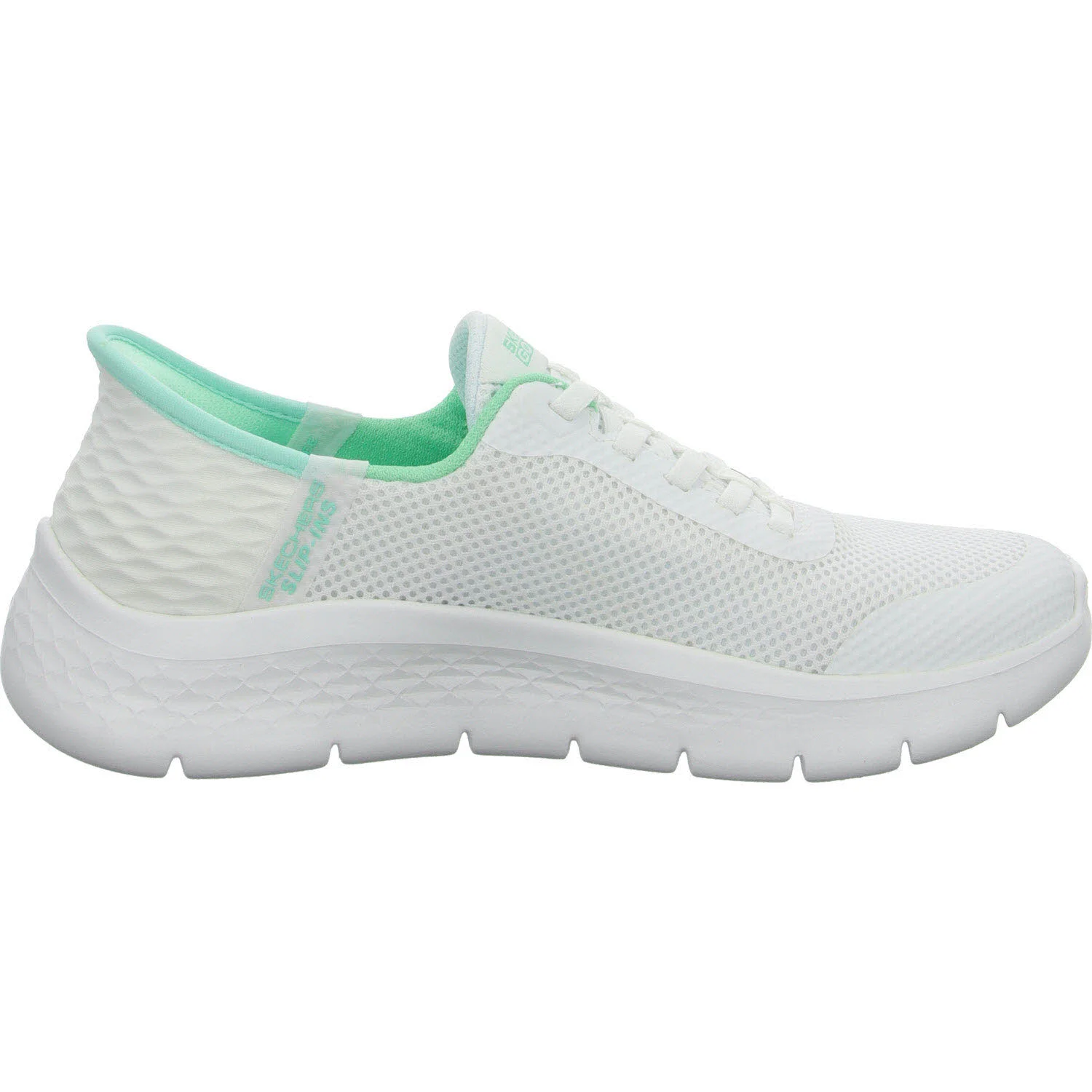 Element 7 von 8 (Bild) – Skechers Damen Slipper 124836 WMNT GO WALK Flex - Grand Entry white/mint normal