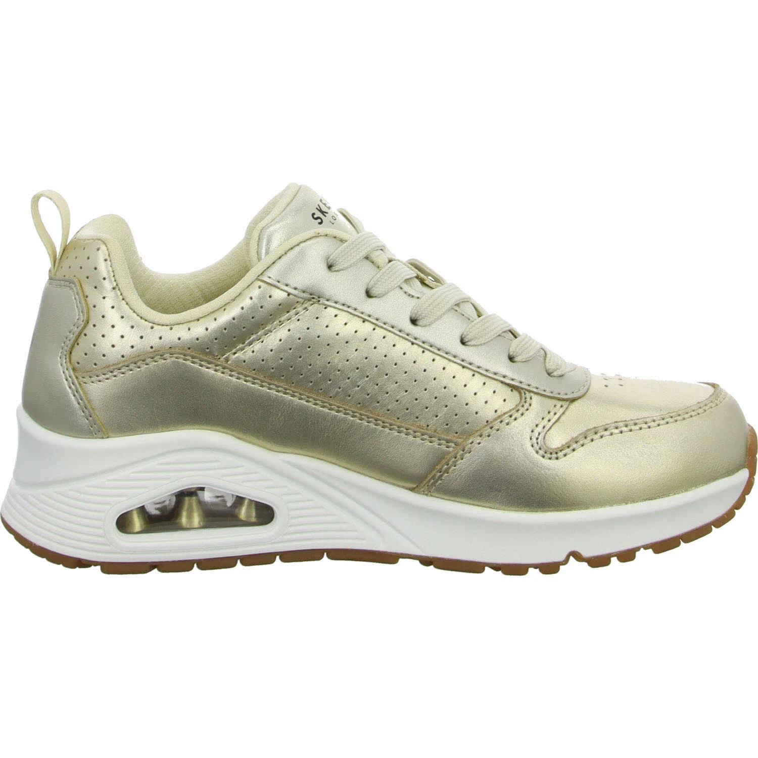 Element 7 von 8 (Bild) – Skechers Damen Schnürschuhe 177109 CHMP Uno - Metallixs champagne normal