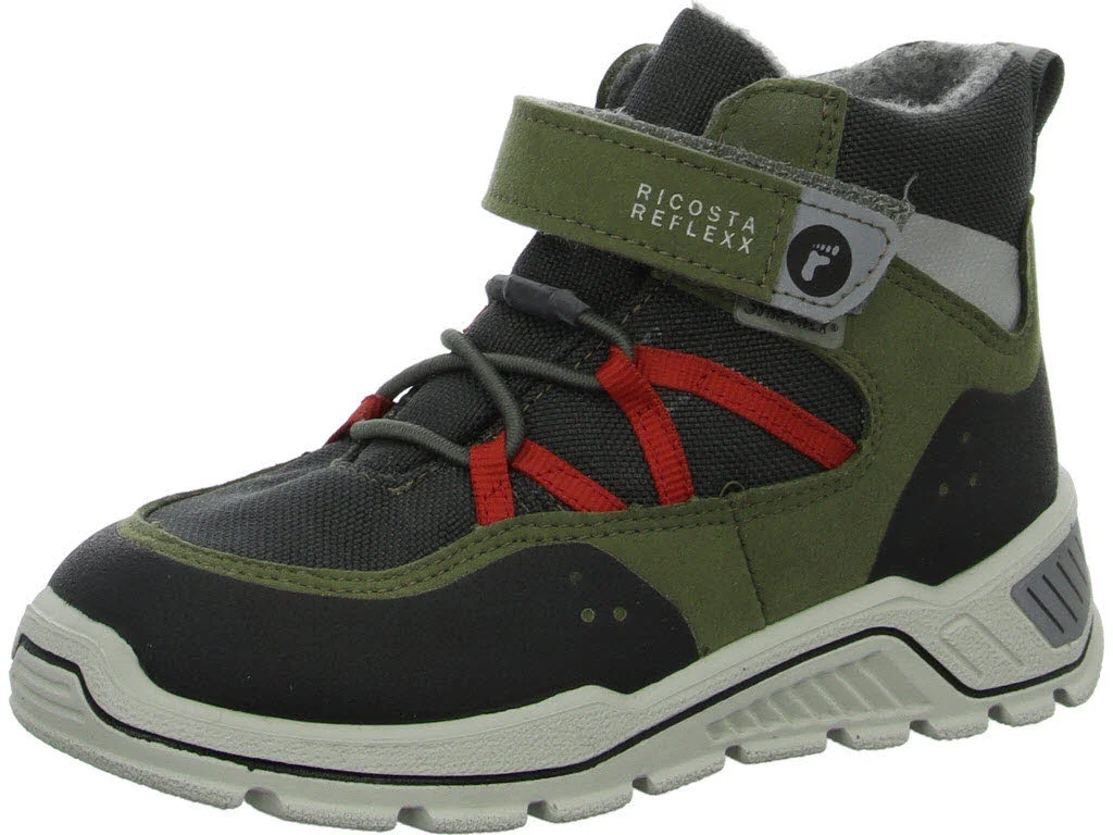 Ricosta Kinder Winterstiefel 50 5301403/580 Arex oliv/carbon WMS weit