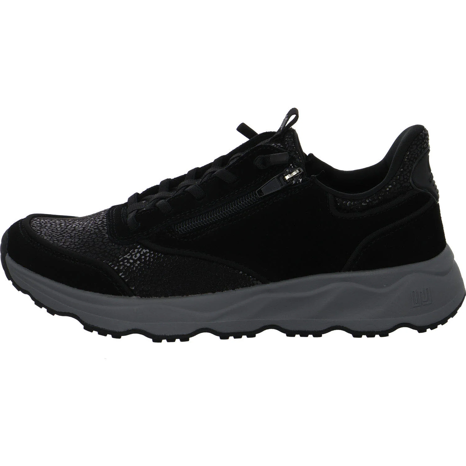 Waldläufer Damen Slipper 588H01-100/001 H-Tessi schwarz H (weit)