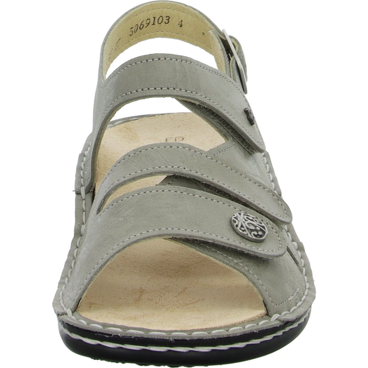 Finn Comfort Damen Sandalen 02562-825081 Gomera taupe weit