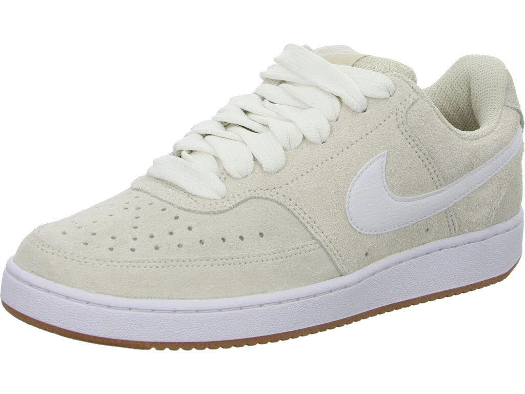 Nike Herren Schnürschuhe IO7727/100 NIKE COURT VISION LO FL light orewood brown/white-gum normal