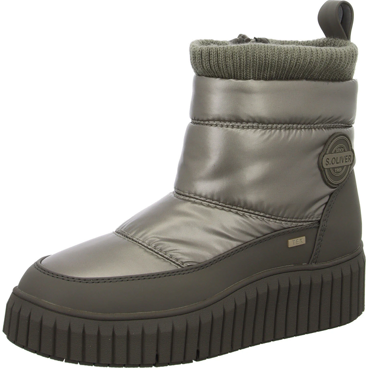 Element 2 von 8 (Bild) – s.Oliver Damen Stiefelette warm 5-26414-43-984 5-26414-43 platinum normal