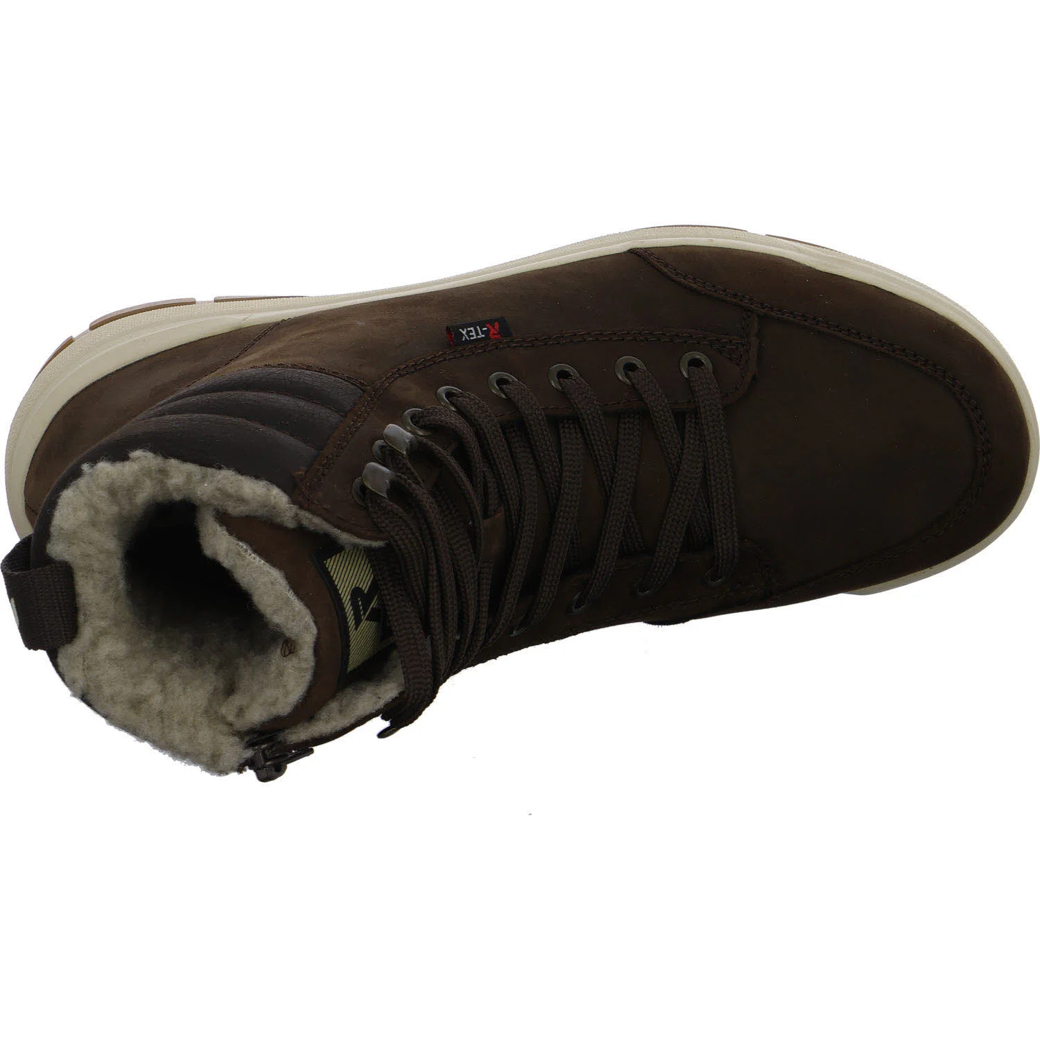 Rieker Herren Schnürstiefel warm U0071-25 U0071 cigar/braun/schwarz G 1/2 (weit)
