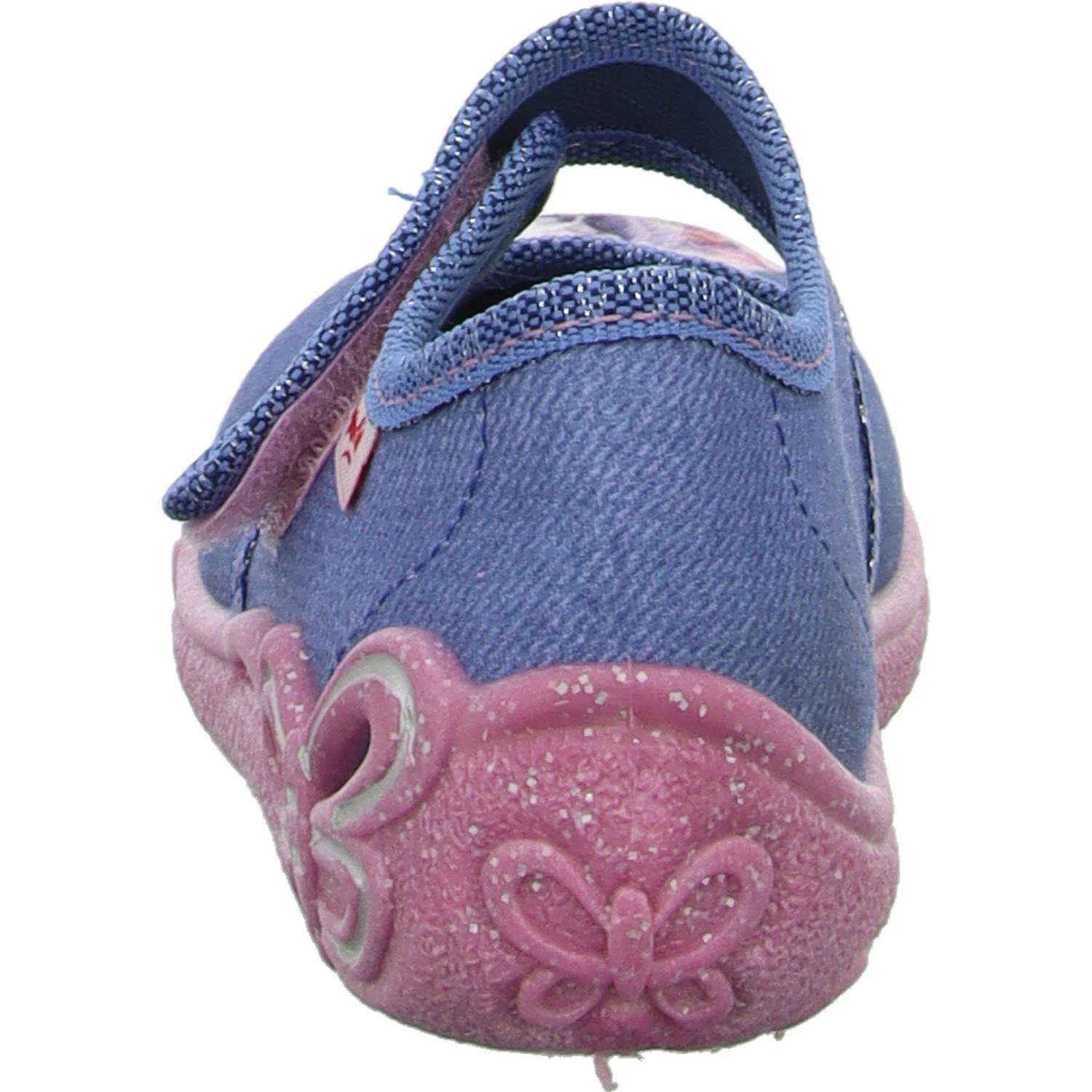 Superfit Kinder Hausschuhe 1-800288-8060 Belinda blau WMS mittel