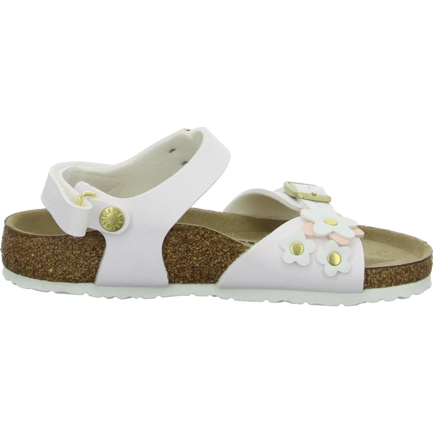 BIRKENSTOCK Kinder Sandalen 1029571 Rio Plain Flowers weiß normal