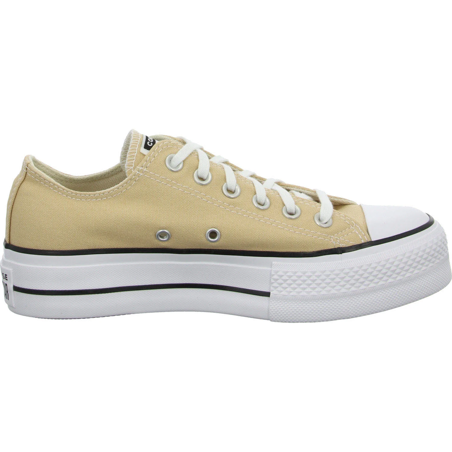 Converse Damen Schnürschuhe A11877C/248 CTAS Lift OX coastal dune/white/black normal